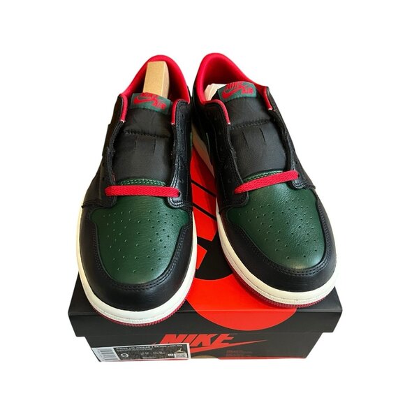Air Jordan 1 Retro OG Low Black Gorge Green Women's US Size 9 - Picture 1 of 7